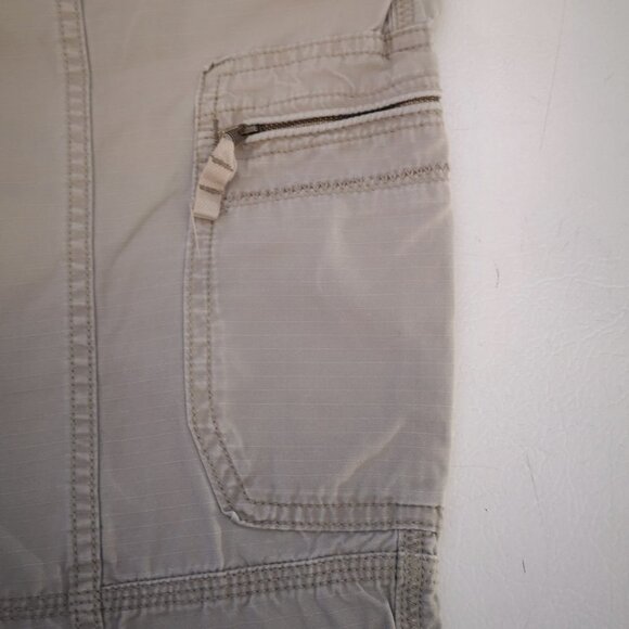 Eddie Bauer Ladies Beige Size 18 Petite Capri Length Straight Leg Pants - Picture 10 of 13